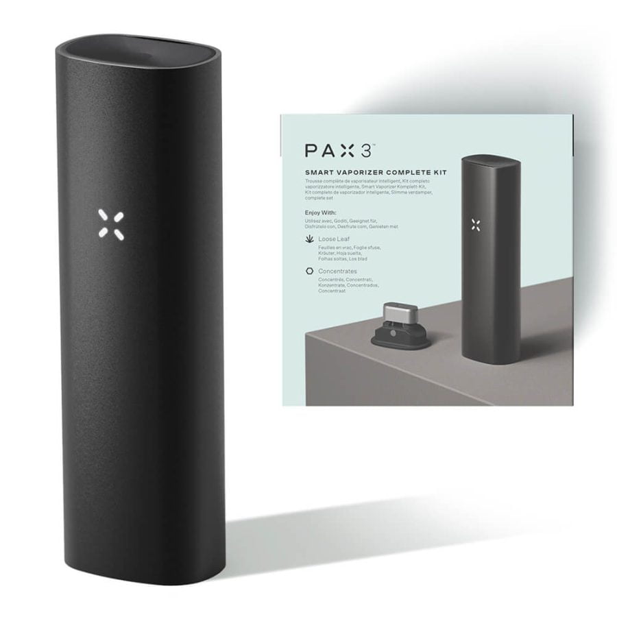 Pax Kit Complet Vaporisateur Cbd Smart Couleur Noir Happease